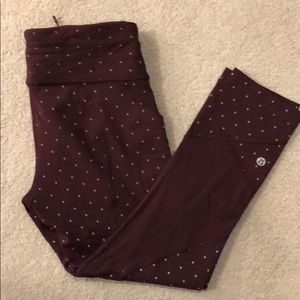 EUC Lululemon Cropped Limited Edition Reflective